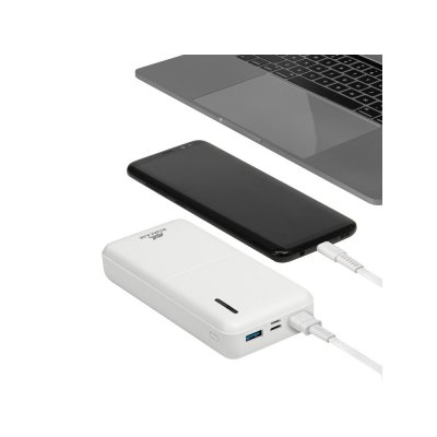 Внешний аккумулятор с дисплеем и быстрой зарядкой QC/PD VA2572, 20000 mAh