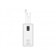 Внешний аккумулятор с дисплеем и встроенными кабелями VA2220, 20000 mAh