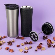 Термокружка вакуумная с ситечком BREW Черный арт. 28002/35 Термокружка вакуумная с ситечком BREW Черный арт. 28002/35