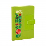 Ежедневник недатированный "Монти", формат А5 зеленое яблоко