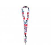 Ланъярд под сублимацию с карабином, межуровневым замком и замком обрыва, 2,5 см арт. 125722