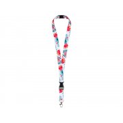 Ланъярд под сублимацию с карабином, межуровневым замком и замком обрыва, 2 см арт. 125711