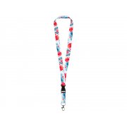 Ланъярд под сублимацию с карабином и межуровневым замком, 2 см арт. 125709 Ланъярд под сублимацию с карабином и межуровневым замком, 2 см арт. 125709