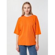 Футболка унисекс оверсайз Street Vibes, оранжевая арт. 16900.20
