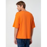 Футболка унисекс оверсайз Street Vibes, оранжевая арт. 16900.20