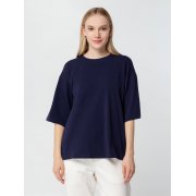 Футболка унисекс оверсайз Street Vibes, темно-синяя