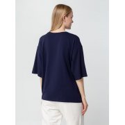 Футболка унисекс оверсайз Street Vibes, темно-синяя