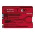 Набор инструментов SwissCard, полупрозрачный красный