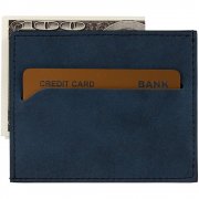 Чехол для карточек Nubuk, синий арт. 18081.40