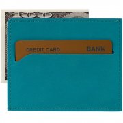 Чехол для карточек Nubuk, бирюзовый арт. 18081.49 Чехол для карточек Nubuk, бирюзовый арт. 18081.49