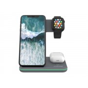 Беспроводное зарядное устройство для гаджетов "3-в-1" с технологией QI «WS-303», 15 Вт