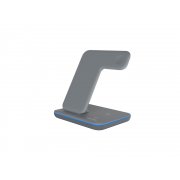 Беспроводное зарядное устройство для гаджетов "3-в-1" с технологией QI «WS-303», 15 Вт