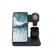 Беспроводное зарядное устройство для гаджетов "3-в-1" с технологией QI «WS-302»