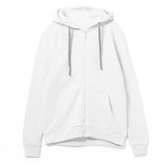 Толстовка на молнии с капюшоном Siverga Heavy, белая (белоснежная) арт. 6927.61