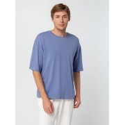 Футболка унисекс оверсайз Street Vibes, синяя (лавандовая) арт. 16900.14