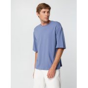 Футболка унисекс оверсайз Street Vibes, синяя (лавандовая) арт. 16900.14