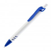 Ручка шариковая "Boston" белый с синим