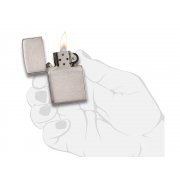 Зажигалка ZIPPO Classic с покрытием Brushed Chrome