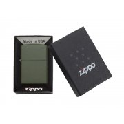 Зажигалка ZIPPO Classic с покрытием Green Matte