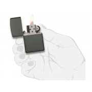 Зажигалка ZIPPO Classic с покрытием Green Matte