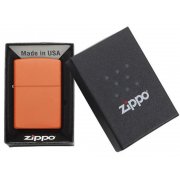 Зажигалка ZIPPO Classic с покрытием Orange Matte