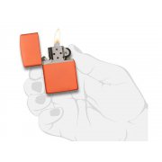 Зажигалка ZIPPO Classic с покрытием Orange Matte