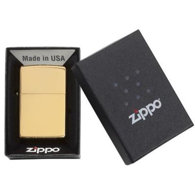 Зажигалка ZIPPO Classic с покрытием High Polish Brass
