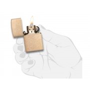 Зажигалка ZIPPO Armor™с покрытием Tumbled Brass