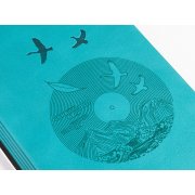 Ежедневник недатированный "Аскона", формат А5, гибкая обложка бирюзовый