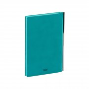 Ежедневник недатированный "Аскона", формат А5, гибкая обложка бирюзовый
