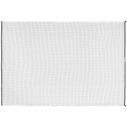 Плед Fringy, белый с черным