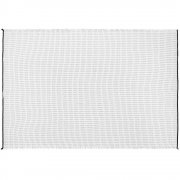 Плед Fringy, белый с черным