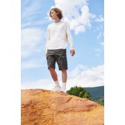 Футболка унисекс с длинным рукавом Pioneer LSL, бежевая арт. 03982126