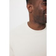 Свитшот Iqoniq Denali из переработанного неокрашенного хлопка, унисекс, 340 г/м²