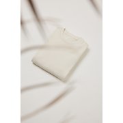 Свитшот Iqoniq Denali из переработанного неокрашенного хлопка, унисекс, 340 г/м²