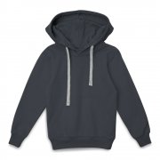 Толстовка с капюшоном детская Kirenga Kids, темно-серая (графит) арт. 11147.10