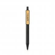 Ручка из переработанного ABS-пластика GRS с бамбуковым клипом арт. P611.081 Ручка из переработанного ABS-пластика GRS с бамбуковым клипом арт. P611.081