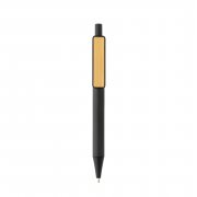 Ручка из переработанного ABS-пластика GRS с бамбуковым клипом арт. P611.081 Ручка из переработанного ABS-пластика GRS с бамбуковым клипом арт. P611.081