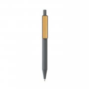 Ручка из переработанного ABS-пластика GRS с бамбуковым клипом арт. P611.082 Ручка из переработанного ABS-пластика GRS с бамбуковым клипом арт. P611.082