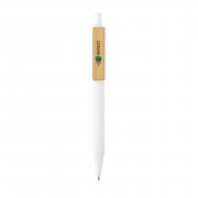 Ручка из переработанного ABS-пластика GRS с бамбуковым клипом арт. P611.083 Ручка из переработанного ABS-пластика GRS с бамбуковым клипом арт. P611.083