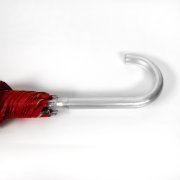 Зонт-трость SILVER, пластиковая ручка, полуавтомат Красный арт. 8100/08 Зонт-трость SILVER, пластиковая ручка, полуавтомат Красный арт. 8100/08