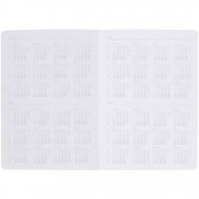 Ежедневник Frame, недатированный, красный с серым