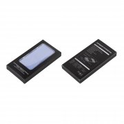 Беспроводное зарядное устройство "Sticky SOFTTOUCH", 10000 mAh с подсветкой логотипа и присосками синий