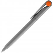 Ручка шариковая Prodir DS1 TMM Dot, серая с оранжевым