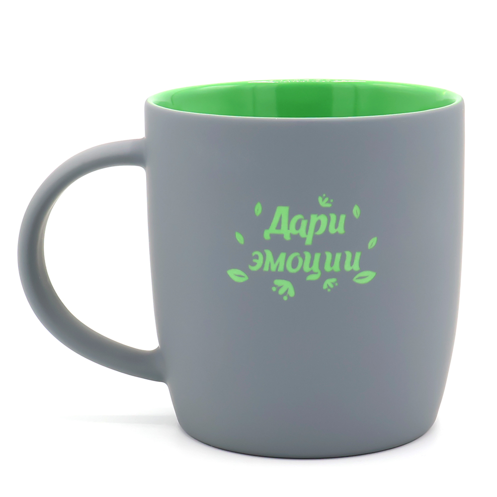 Кружка Spring, софт-тач, зеленая арт. 6136.04 Кружка Spring, софт-тач, зеленая арт. 6136.04
