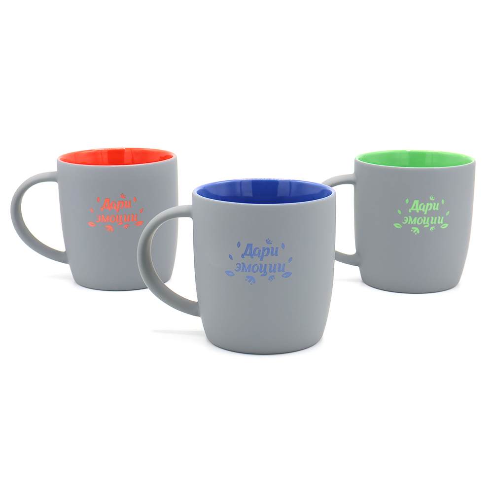 Кружка Spring, софт-тач, синяя арт. 6136.03 Кружка Spring, софт-тач, синяя арт. 6136.03