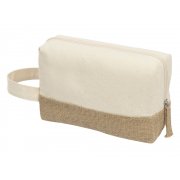 Косметичка «Jute» с ручкой из хлопка и джута