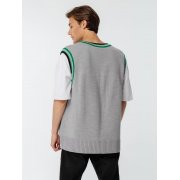 Жилет оверсайз унисекс Cornell в сумке, светло-серый