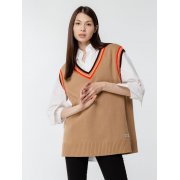 Жилет оверсайз унисекс Cornell в сумке, бежевый