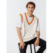 Жилет оверсайз унисекс Cornell в сумке, молочно-белый арт. 16436.61 Жилет оверсайз унисекс Cornell в сумке, молочно-белый арт. 16436.61